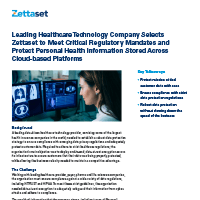 Leading Healthcare Technology Company Selects Zettaset